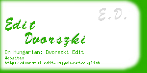 edit dvorszki business card